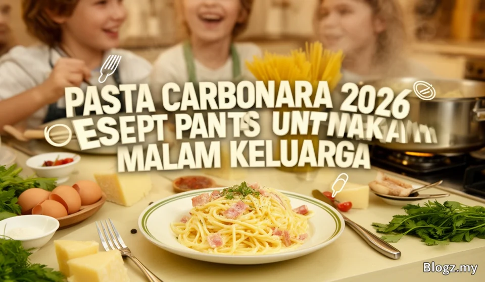 Pasta Carbonara 2026: Resepi Pantas untuk Makan Malam Keluarga