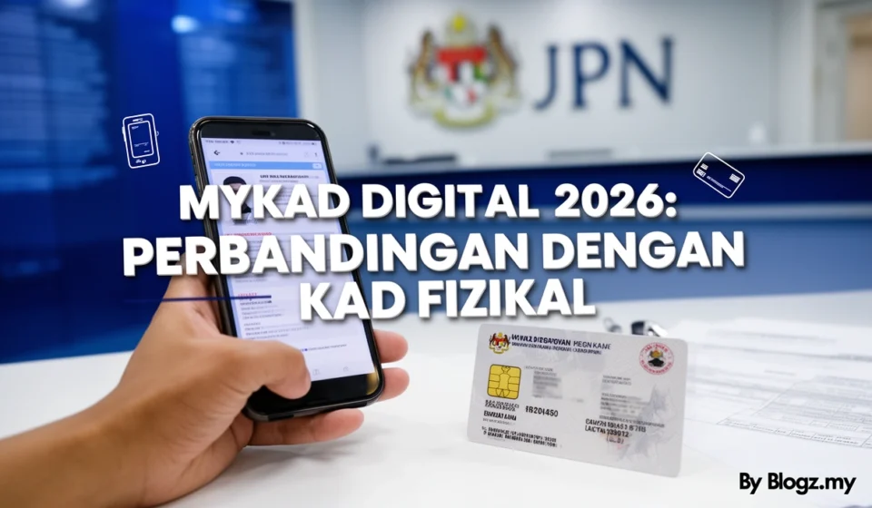 MyKad Digital 2026: Perbandingan dengan Kad Fizikal