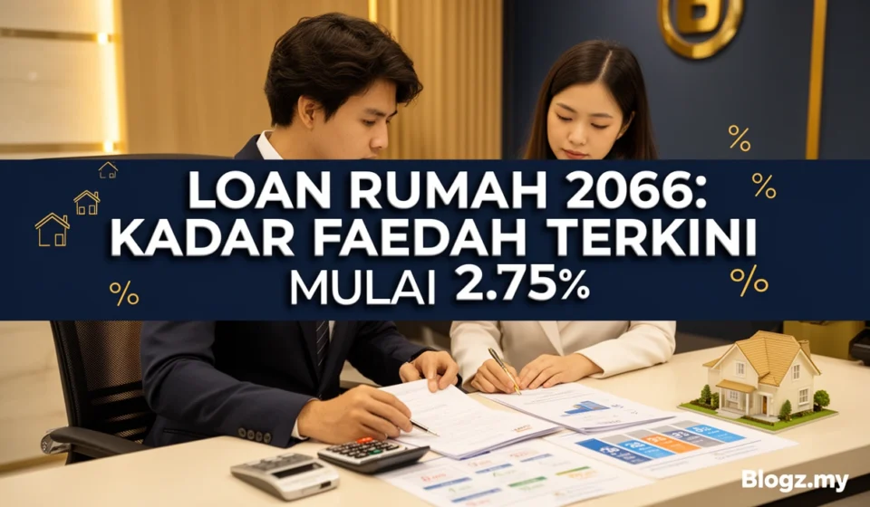 Loan Rumah 2026: Kadar Faedah Terkini Mulai 2.75%