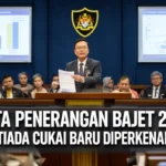 Nota Penerangan Bajet 2026: Tiada Cukai Baru Diperkenal