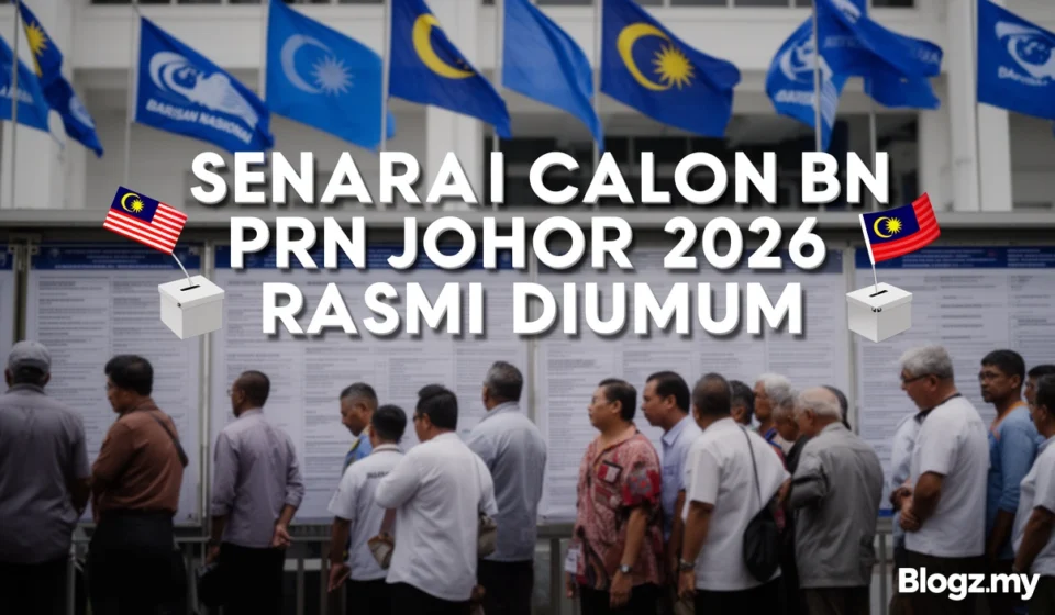 Senarai Calon BN PRN Johor 2026 Rasmi Diumum