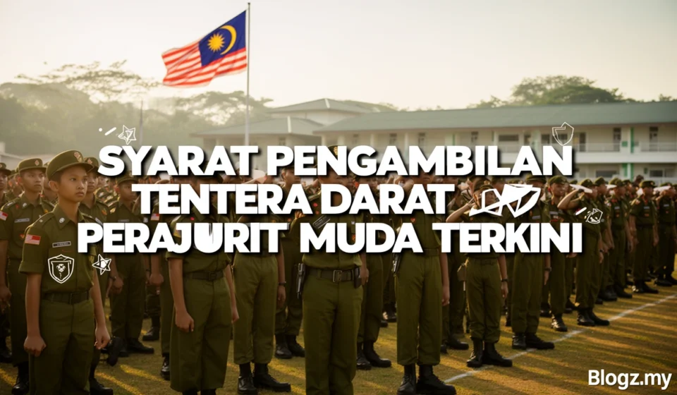 Syarat Pengambilan Tentera Darat Perajurit Muda Terkini