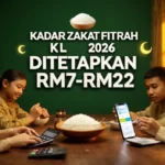 Kadar Zakat Fitrah KL 2026 Ditetapkan RM7-RM22