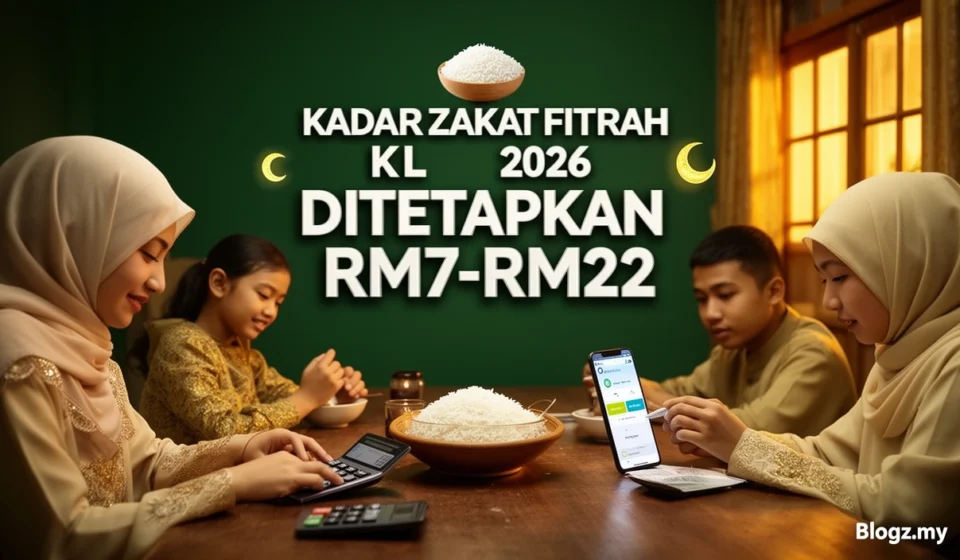 Kadar Zakat Fitrah KL 2026 Ditetapkan RM7-RM22