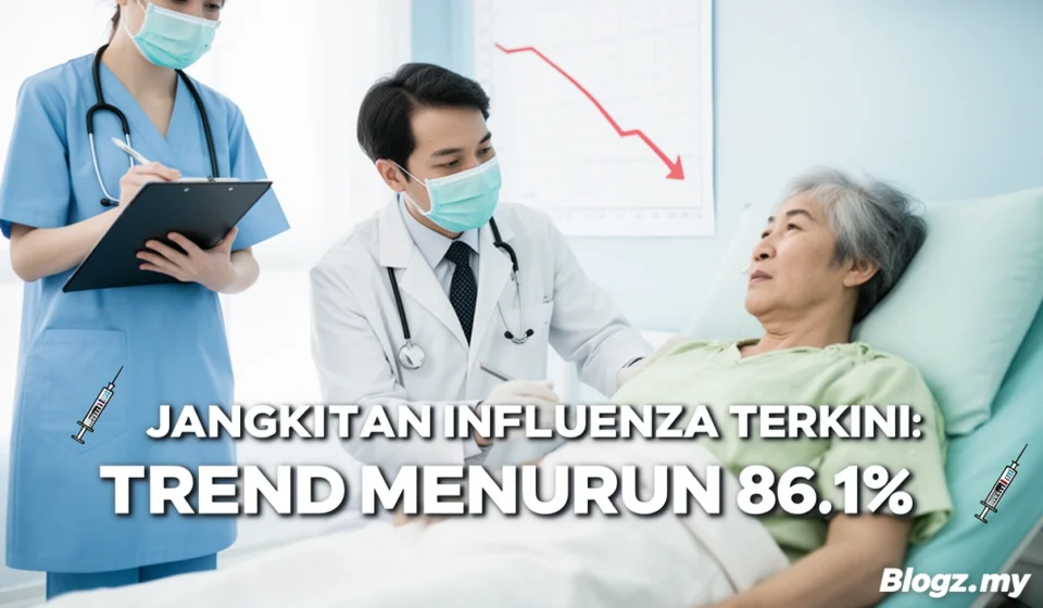 Jangkitan Influenza Terkini: Trend Menurun 86.1%