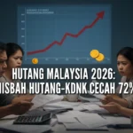 Hutang Malaysia 2026: Nisbah Hutang-KDNK Cecah 72%