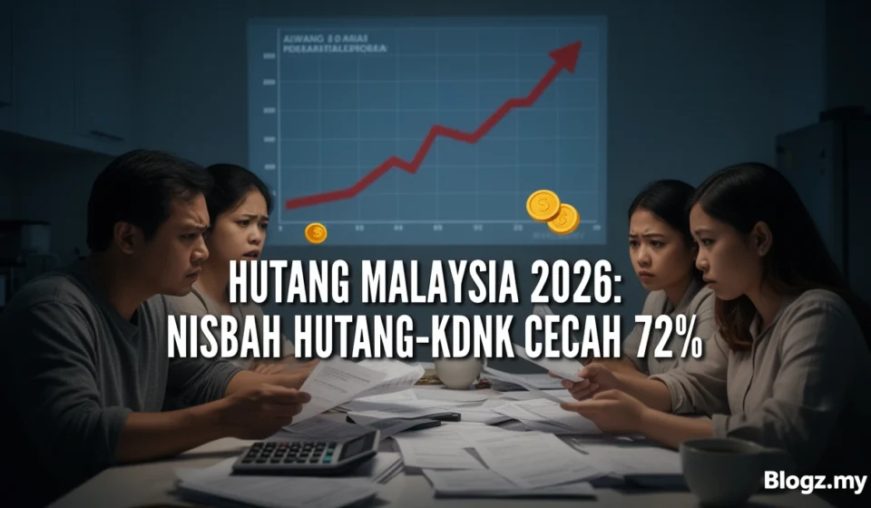 Hutang Malaysia 2026: Nisbah Hutang-KDNK Cecah 72%