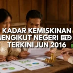 Kadar Kemiskinan Mengikut Negeri Terkini Jun 2026