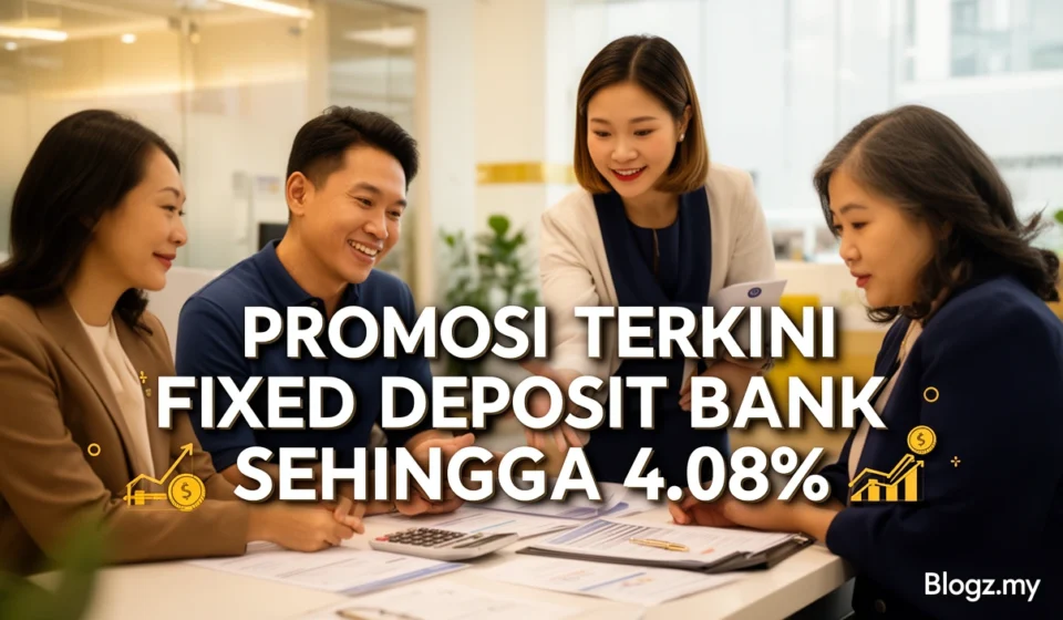 Promosi Terkini Fixed Deposit Bank Sehingga 4.08%
