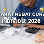 Syarat Rebat Cukai RM400 Individu 2026