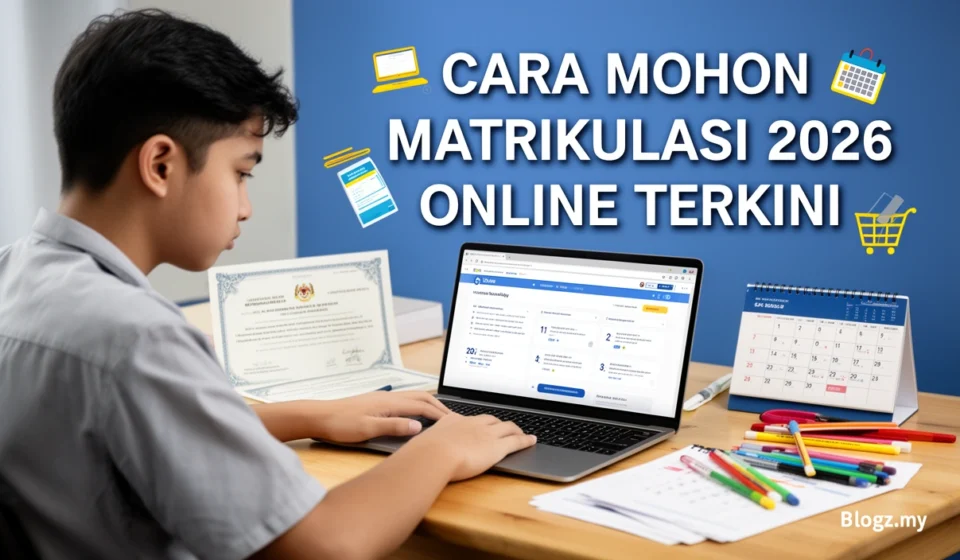 Cara Mohon Matrikulasi 2026 Online Terkini