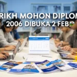Tarikh Mohon Diploma 2026 Dibuka 2 Feb