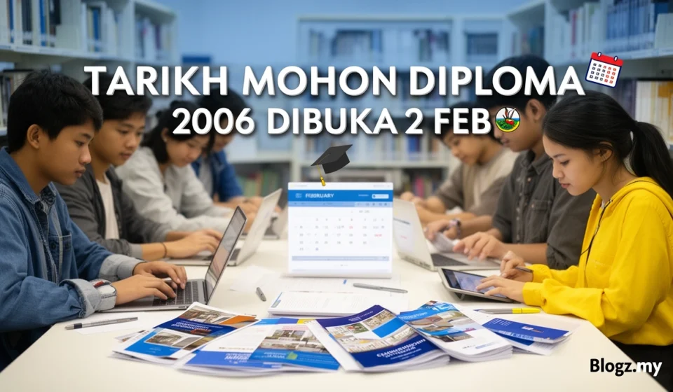 Tarikh Mohon Diploma 2026 Dibuka 2 Feb