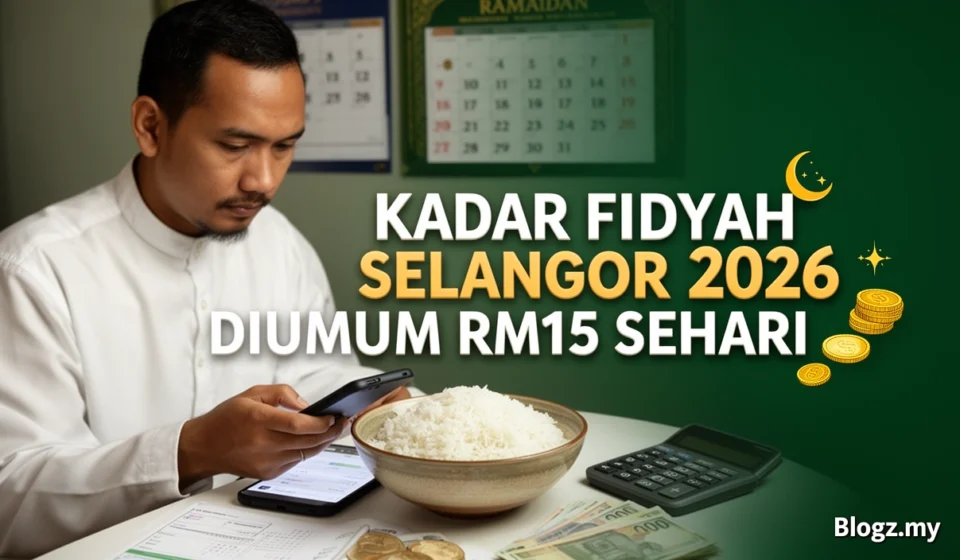 Kadar Fidyah Selangor 2026 Diumum RM15 Sehari