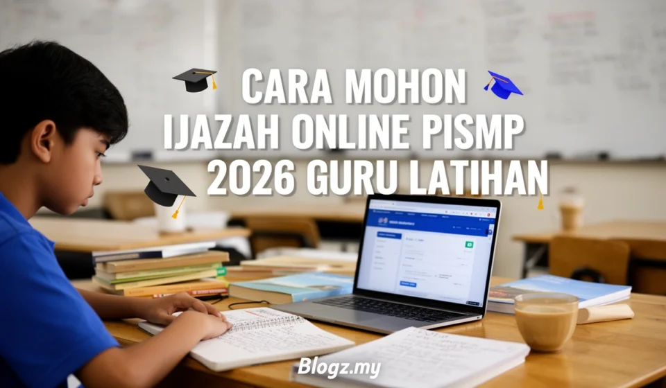 Cara Mohon Ijazah Online PISMP 2026 Guru Latihan