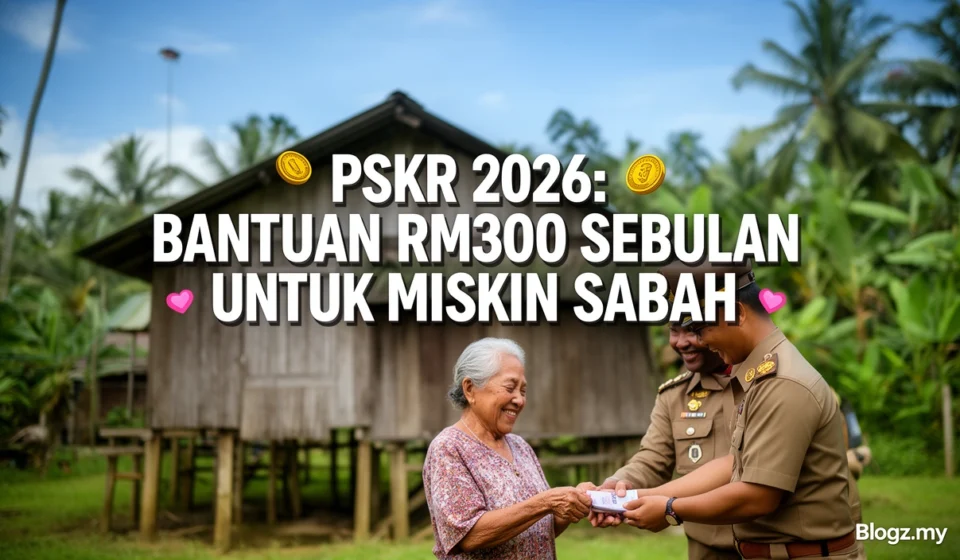 PSKR 2026: Bantuan RM300 Sebulan Untuk Miskin Sabah
