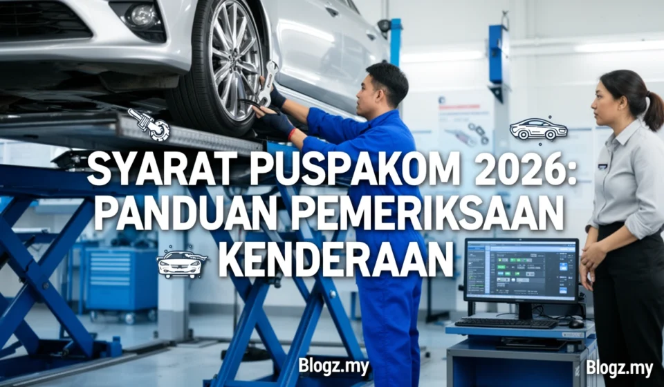Syarat Puspakom 2026: Panduan Pemeriksaan Kenderaan Syarat Puspakom 2026: Panduan Pemeriksaan Kenderaan