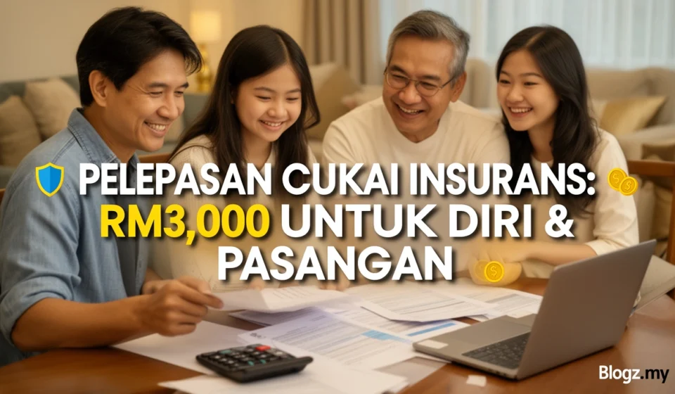 Pelepasan Cukai Insurans: RM3,000 Untuk Diri & Pasangan