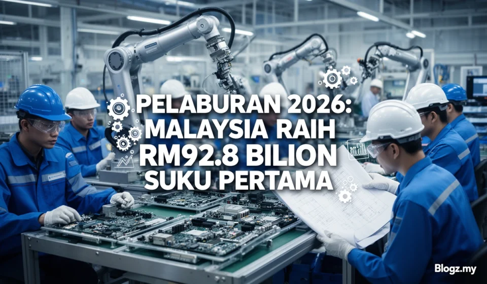 Pelaburan 2026: Malaysia Raih RM92.8 Bilion Suku Pertama