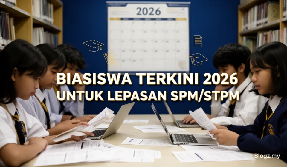 Biasiswa Terkini 2026 Untuk Lepasan SPM/STPM