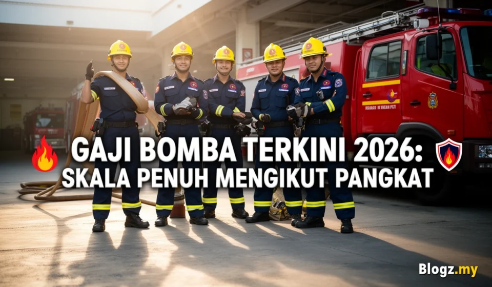 Gaji Bomba Terkini 2026: Skala Penuh Mengikut Pangkat