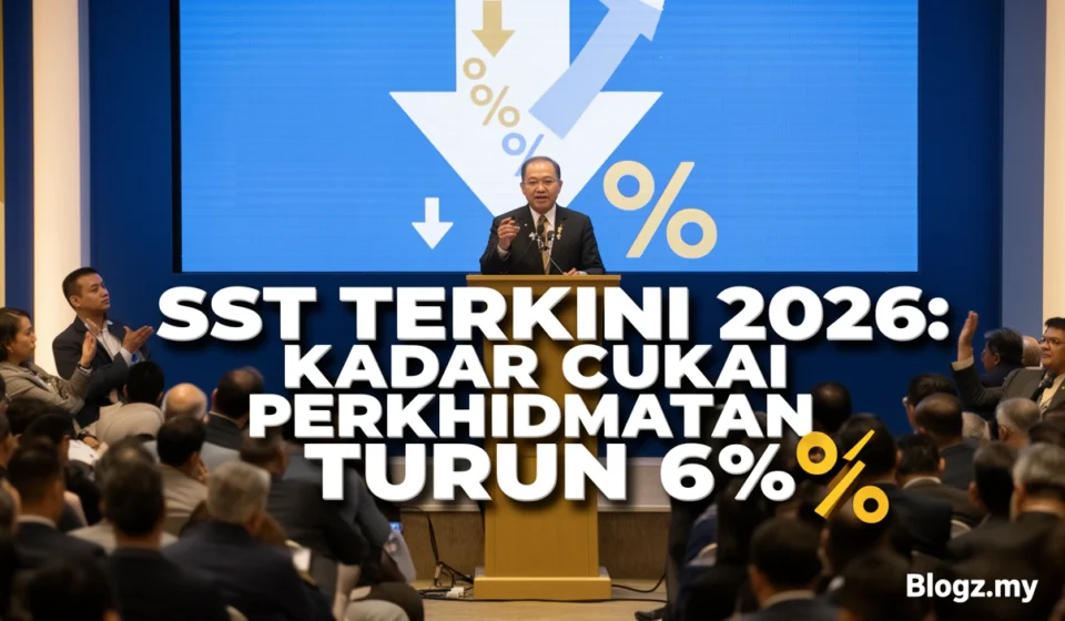 SST Terkini 2026: Kadar Cukai Perkhidmatan Turun 6%