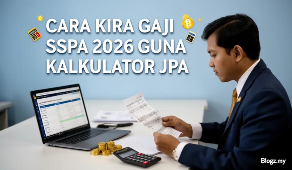 Cara Kira Gaji SSPA 2026 Guna Kalkulator JPA