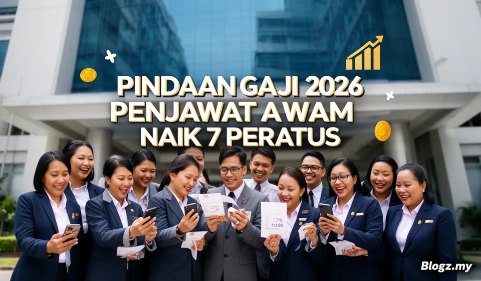 Pindaan Gaji 2026 Penjawat Awam Naik 7 Peratus