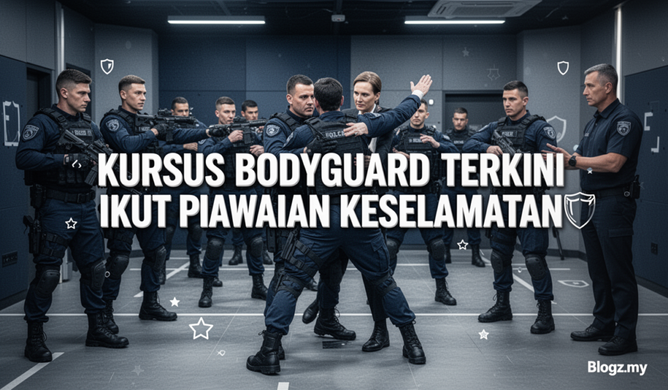 Kursus Bodyguard Terkini Ikut Piawaian Keselamatan