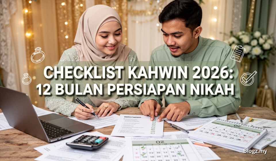 Checklist Kahwin 2026: 12 Bulan Persiapan Nikah