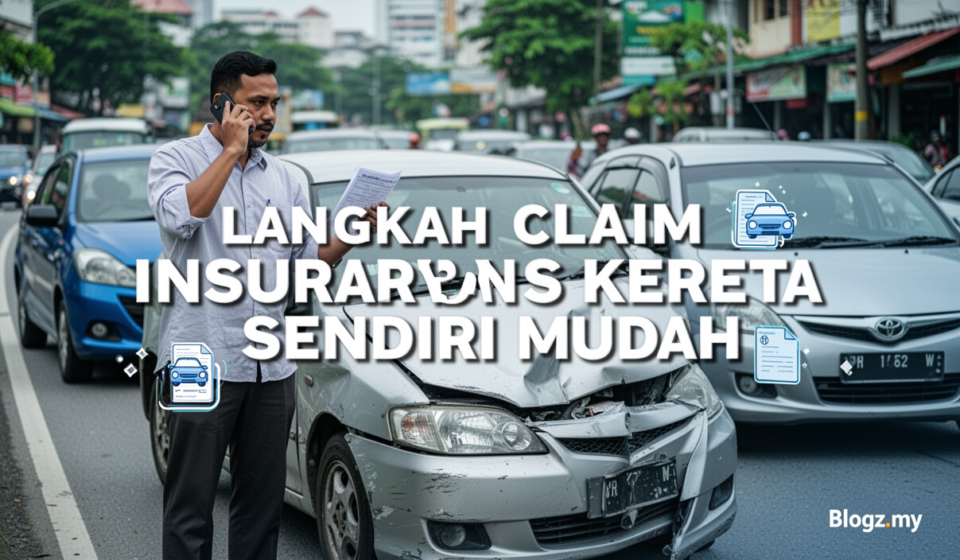 Langkah Claim Insurans Kereta Sendiri Mudah