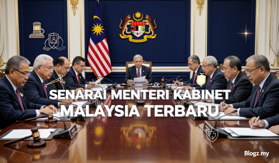 Senarai Menteri Kabinet Malaysia Terbaru