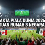 Fakta Piala Dunia 2026: Tuan Rumah 3 Negara