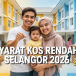 Syarat Kos Rendah Selangor 2026