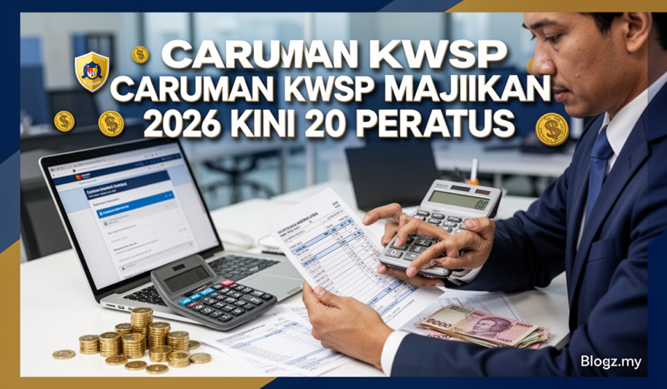 Caruman KWSP Majikan 2026 Kini 20 Peratus