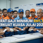 Syarat Gaji Minimum RM1,700 Berkuat Kuasa Julai 2026
