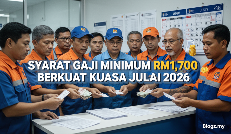 Syarat Gaji Minimum RM1,700 Berkuat Kuasa Julai 2026