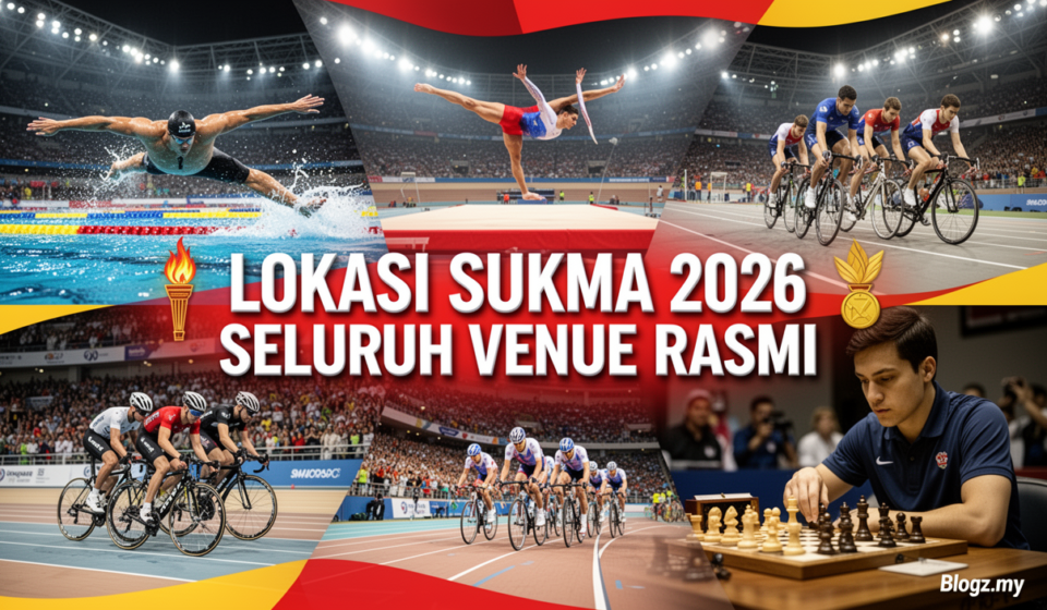 Lokasi SUKMA 2026 Seluruh Venue Rasmi
