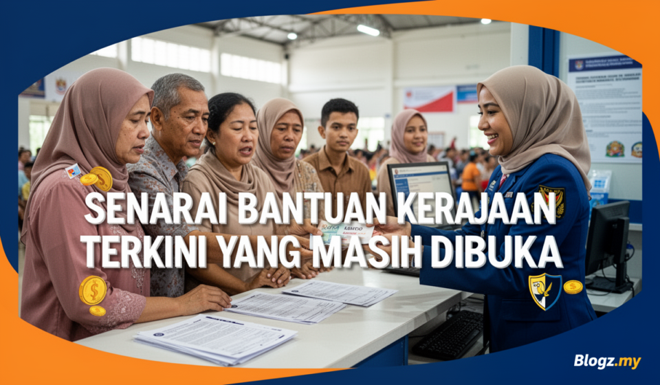 Senarai Bantuan Kerajaan Terkini Yang Masih Dibuka