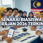 Senarai Biasiswa Kerajaan 2026 Terkini