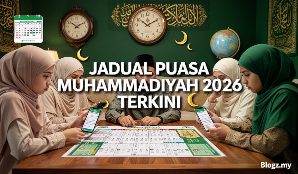 Jadual Puasa Muhammadiyah 2026 Terkini