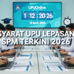 Syarat UPU Lepasan SPM Terkini 2026