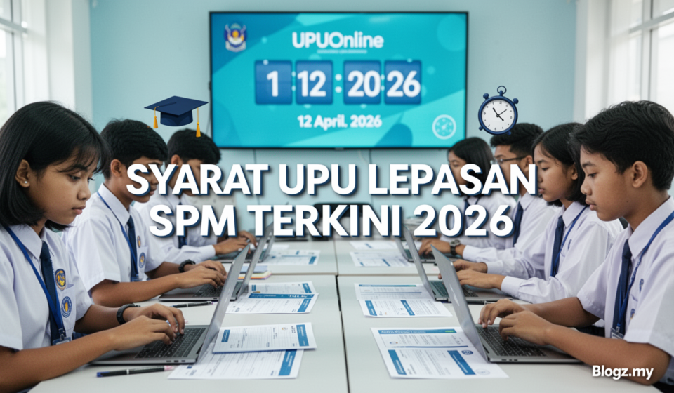 Syarat UPU Lepasan SPM Terkini 2026