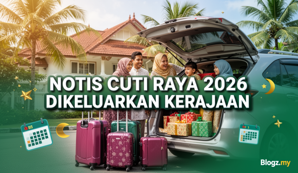 Notis Cuti Raya 2026 Dikeluarkan Kerajaan