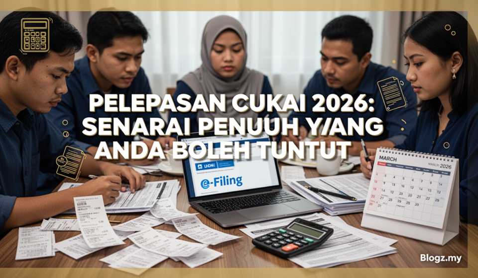 Pelepasan Cukai 2026: Senarai Penuh Yang Anda Boleh Tuntut