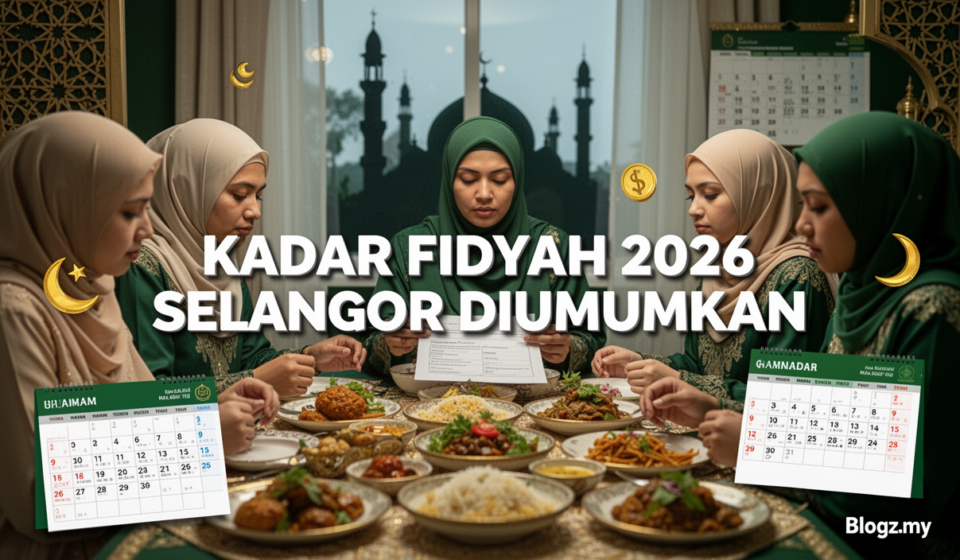 Kadar Fidyah 2026 Selangor Diumumkan