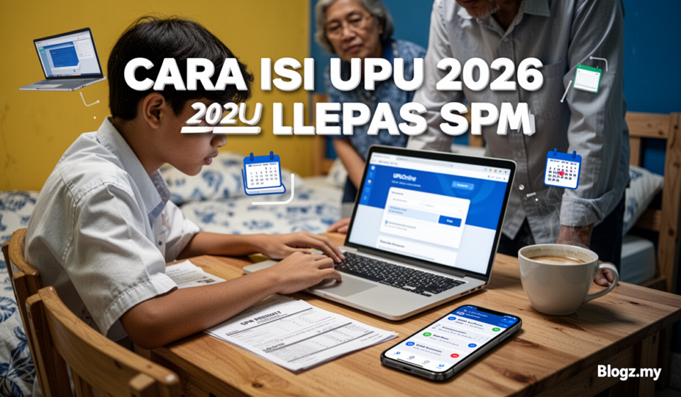 Cara Isi UPU 2026 Lepas SPM
