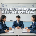 Cara Isi UPU 2026 Lepas SPM Tips Temuduga IPG 2026 Lulus Kali Pertama