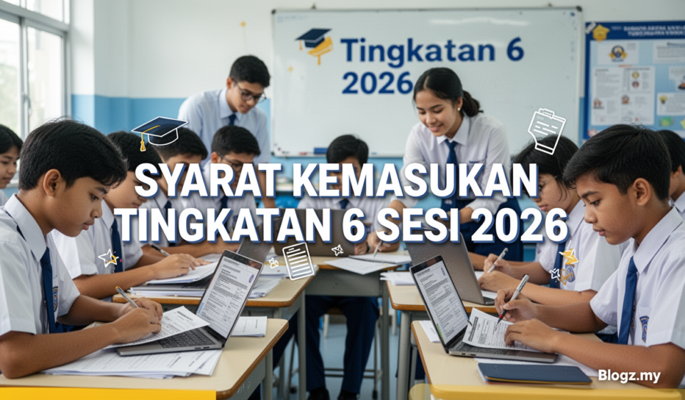 Syarat Kemasukan Tingkatan 6 Sesi 2026 Syarat Kemasukan Tingkatan 6 Sesi 2026