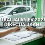 Cukai Jalan EV 2026 Dikecualikan